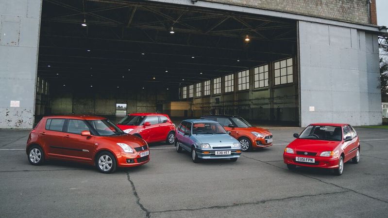 Klassiker des weltgrößten Kleinwagenspezialisten – der Suzuki Swift, gebaut seit 1984.(Bild:  Suzuki UK)