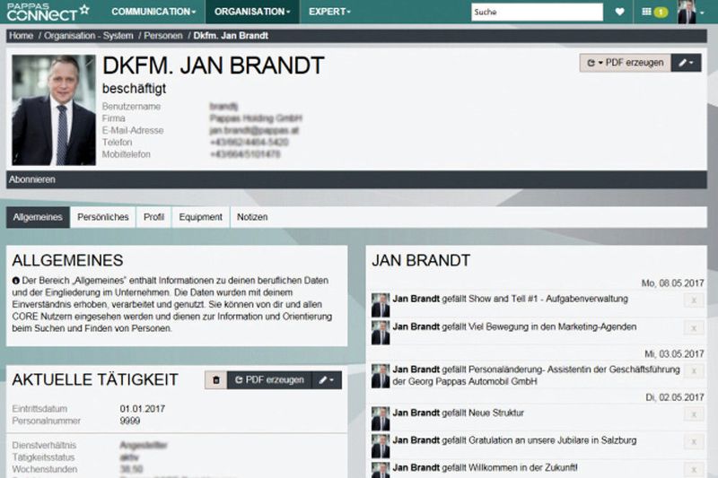Pappas Connect ist im Responsive Design gestaltet...  (Pappas)