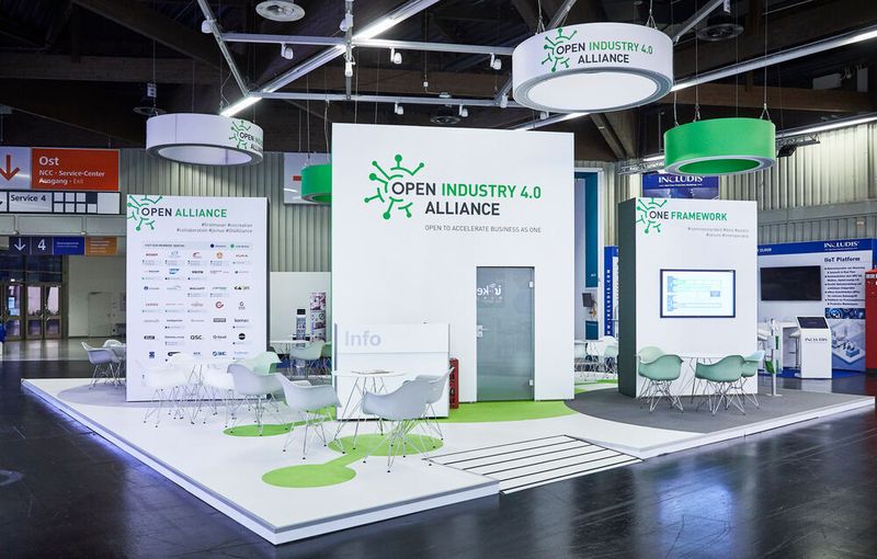 Unter dem Motto „Connect to the Open Industry 4.0 Alliance“ stellt die Open Industry 4.0 Alliance aktuelle Kooperationsprojekte vor. Die Besucher sollen sich hier darüber informieren können, wie Digitalisierungsprojekte erfolgreich umgesetzt werden. SPS 2021: Halle 5, Stand 160. (Open Industry 4.0 Alliance)