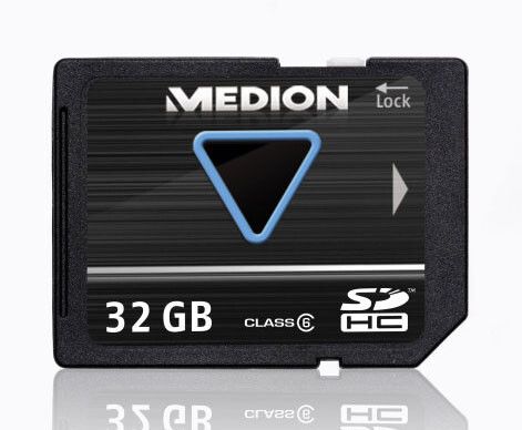 Die 32 Gigabyte große SDHC-Speicherkarte kostet bei Aldi Nord 19,99 Euro. (Bild: Aldi Nord)