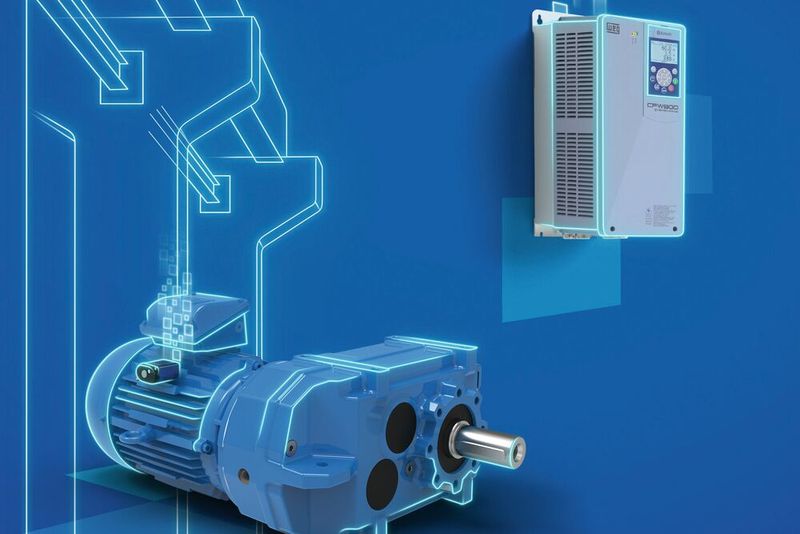 Mit WEGmotion Drives erhalten Maschinen- und Anlagenbauer ein ganzheitliches Konzept für den Antriebsstrang – vom Elektromotor über Getriebe und Frequenzumrichter bis zur digitalen Lösung.(Bild:  WEG)