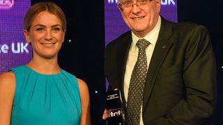 Nanofabrica CEO John Morcom (r) is delighted the company walked away with the TCT Award. (Nanofabrica)