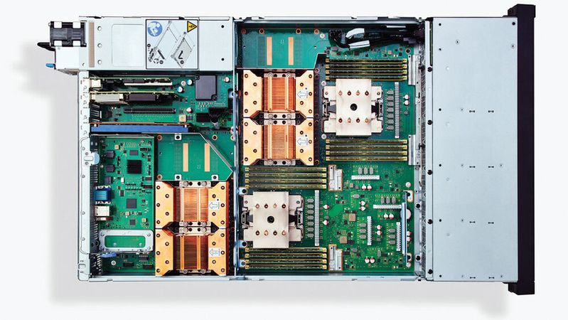 Ein „IBM Power 9“-Server für „SAS Viyv“, eine KI-, Analytics und Daten-Management-Plattform von SAS 