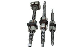 Bild 1: Hydrostatische Gewindetriebe setzen die Drehbwegung eines Servomotors in lineare Bewegungen um. Dabei haben diese Antriebe nur einen geringen Energiebedarf. Bild: Hyprostatik Schönfeld (Archiv: Vogel Business Media)