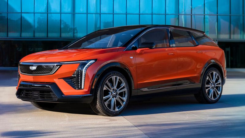 Der Mittelklasse-Crossover basiert auf der neuen E-Plattform von General Motors. (Bild:  Cadillac)