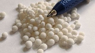 War mal Staub - ist jetzt ein verwertbares Produkt. (Bild: Maschinenfabrik Gustav Eirich)