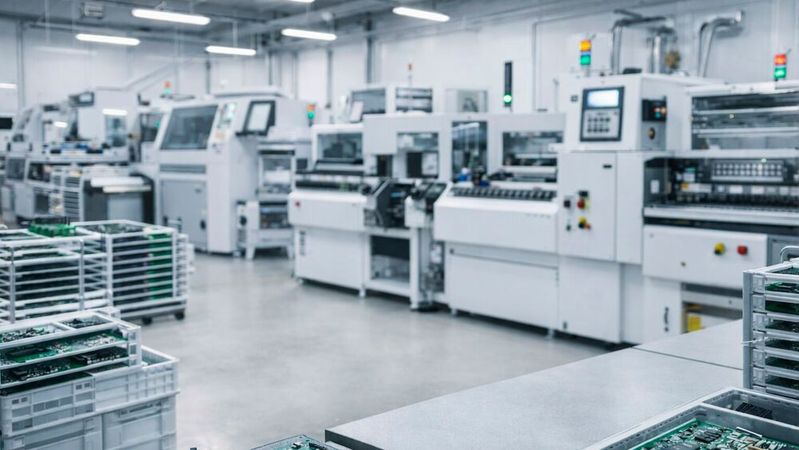Elektronikfertigung; Ein Symbolbild.(Bild:  Dall-E / KI-generiert)