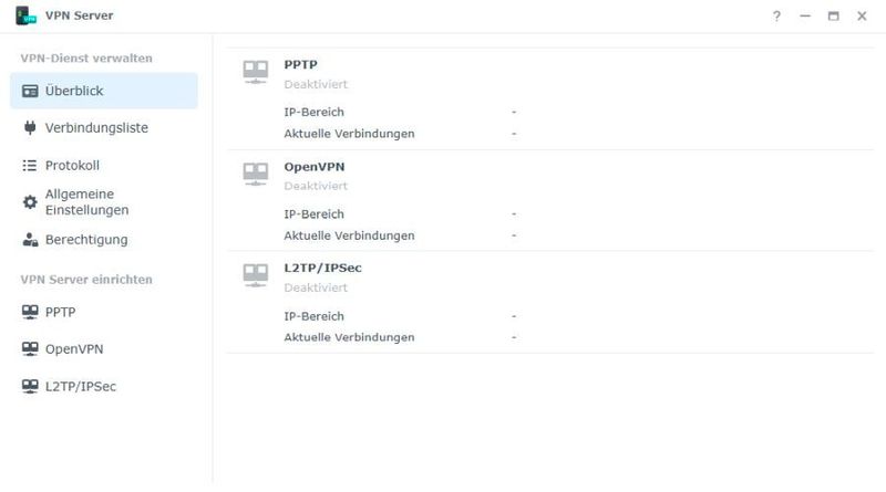 VPNs lassen sich ebenfalls mit Synology-NAS-Systemen aufbauen. Interessant ist das für hybride Cloud-Szenarien. (Bild: Joos - Synology)