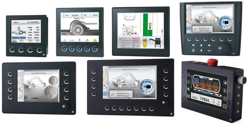 Auf den Bedien- und Steuergeräten der verschiedenen Serien von Graf-Syteco lassen sich sehr einfach Bedienkonzepte für mobile Maschinen entwickeln. (Graf-Syteco)