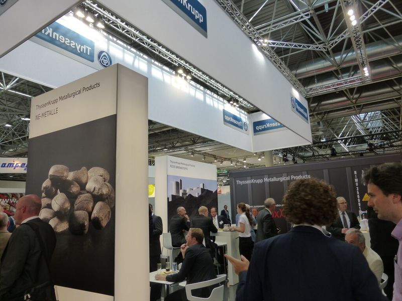 Impressionen vom Metallurgiemessen-Quartett Gifa, Metec, Thermprocess und Newcast 2015 in Düsseldorf. (Bild: Finus)