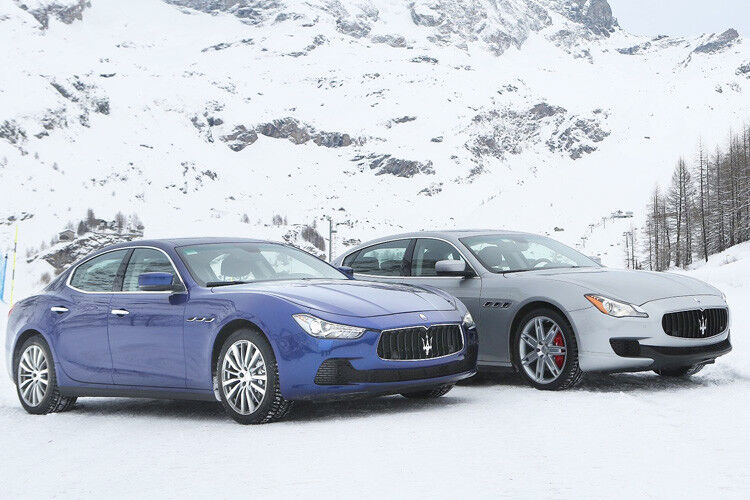 Jetzt auch als Diesel und Allradler zu haben: Maserati Ghibli und Quattroporte S Q4. (Foto: Maserati)