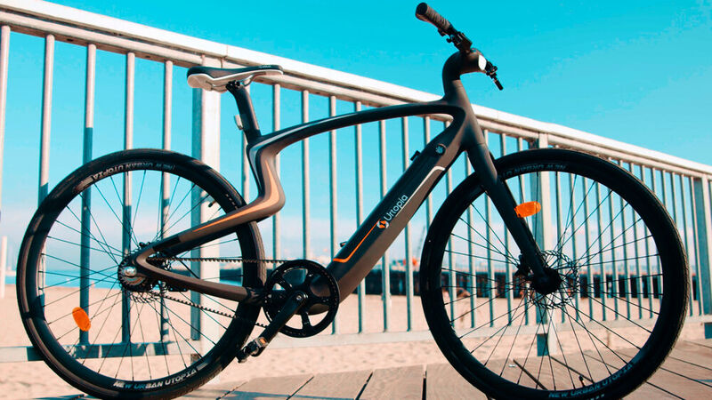 Beim Carbon-E-Bike Urtopia wird auf ein durchgehendes Sattelrohr verzichtet. (Bild: Urtopia)