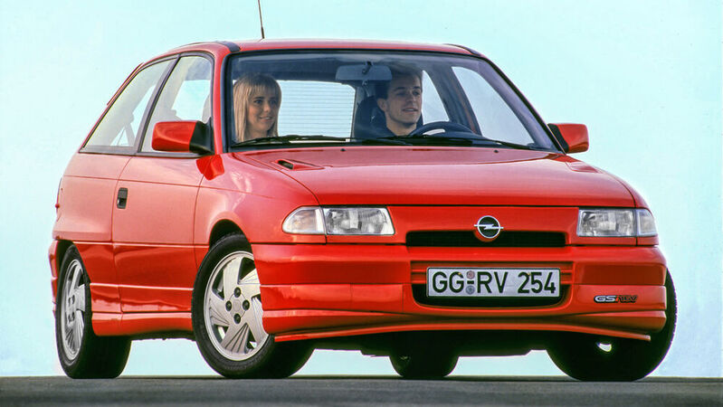 1991 ging der Opel Astra als Golf-Jäger an den Start.