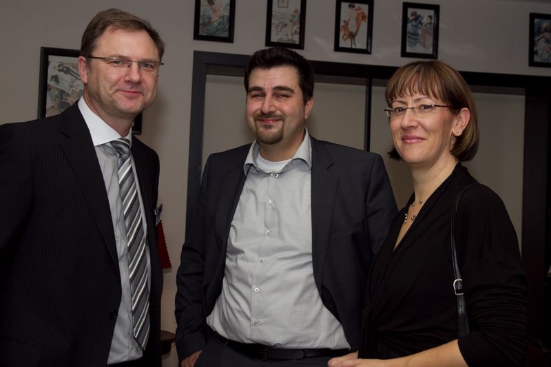 Peter Bielert, Ferdikan Ilysoglu & Petra Bielert (ESET in Deutschland) (Archiv: Vogel Business Media)