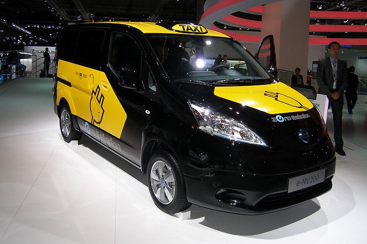 Soll seinen Teil zum Wachstum beitragen: die Elektroversion des NV 200 in der Taxi-Ausführung. (Foto: Grimm)
