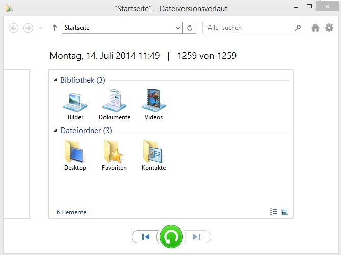 Im Explorer lassen sich über das Menüband die Sicherungen und Versionen aufrufen und wiederherstellen. Das Ganze funktioniert über Assistenten. Eine Wiederherstellung kann also jeder Anwender selbst durchführen. (Bild: Joos)