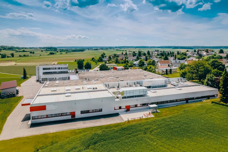 Die neue Produktionshalle von Carl Hirschmann hat eine Fläche von circa 1.000 m².