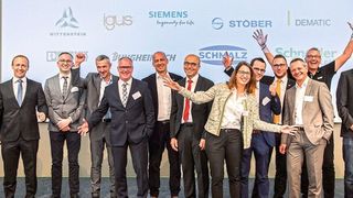 Gute Laune bei den Referenten* des zweiten SMM Innovationsforum Automation.  (Thomas Entzeroth)