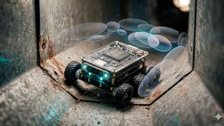 Symbolic image: An autonomous mini-robot maps the environment. (Image:AI-generated)
