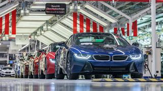 Bild aus der BMW-Produktion in Leipzig. (Christoph Busse/BMW)