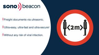 Sonobeacon will mit seinem Datenübermittlungsverfahren Mitarbeiter aus der Logistik vor Corona schützen. (Sonobeacon)