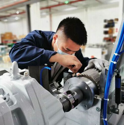 Maag Group employees in Jiading, Shanghai, China. 