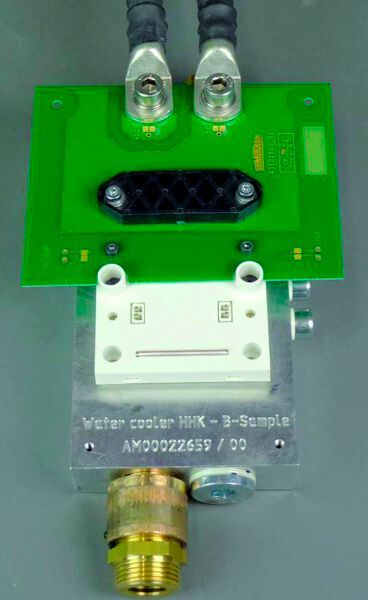 Bild 3: Verbundenes Leistungsmodul ohne Abdeckung. (Bild: SEMIKRON)