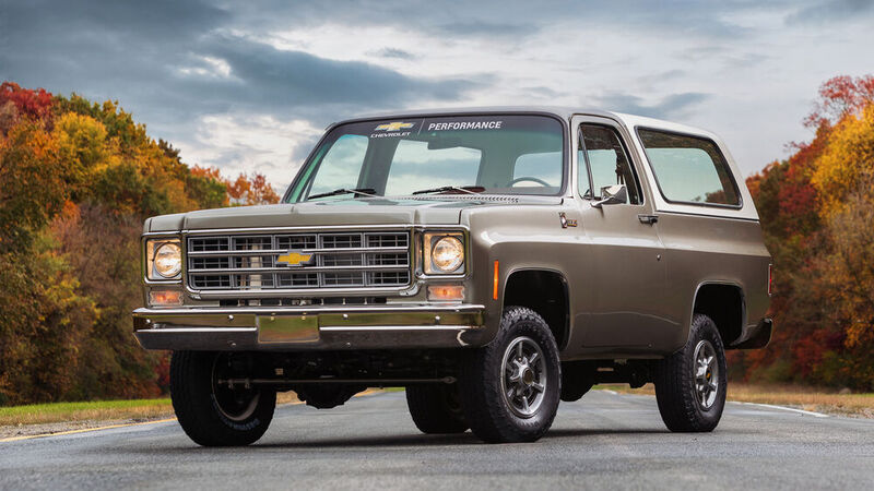 Der Chevrolet Blazer aus dem Jahr 1977 sieht ... (Bild: Chevrolet)