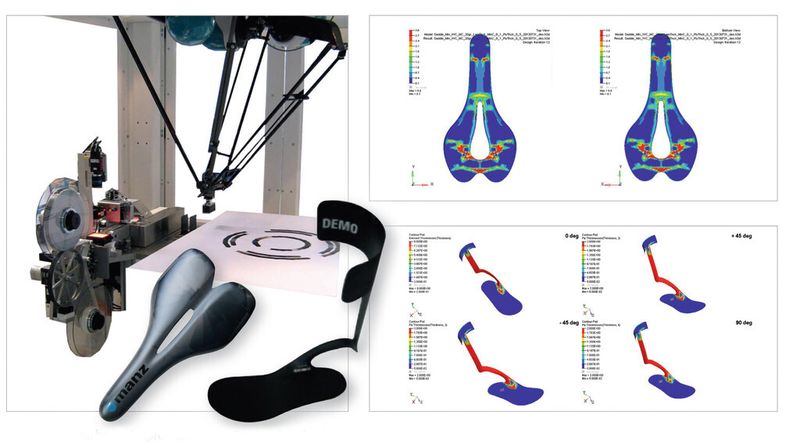 Wenn eine FPP-Anlage durch eine vorgeschaltete, automatisierte Auslegung und Optimierung der Bauteile aus FVK erweitert wird, ist es möglich, das Leichtbaupotenzial dieser Werkstoffe voll auszuschöpfen. (Bild: Altair)