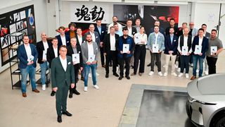 Die besten Verkäufer der deutschen Mazda-Partner wurden in Oberursel ausgezeichnet. (Bild: Mazda)