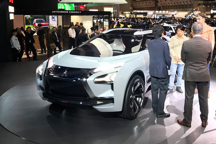 Mitsubishi zeigt seine E-Evolution Studie. (Stefan Grundhoff)
