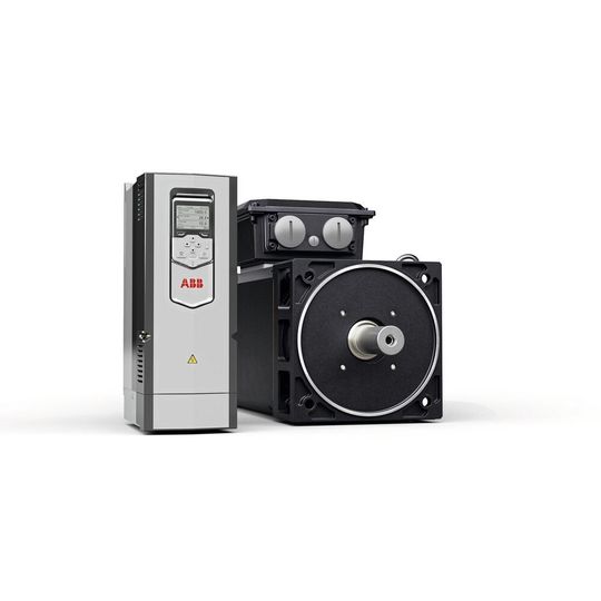 Die Motoren sind für den Frequenzumrichter-Betrieb ausgelegt; passende Pakete aus Motor und Frequenzumrichter für alle Baugrößen stehen Maschinenbauern zur Verfügung. (Bild:  ABB)