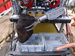 Bis zu 250 kg wissenschaftliches Gerät oder Proben kann der Roboter vom Meeresboden mitbringen (Bild: MARUM − Zentrum für Marine Umweltwissenschaften, Universität Bremen)