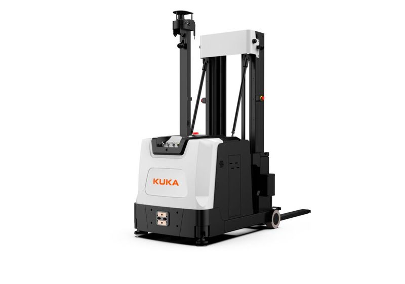 Der mobile Gabelstapler KMF 1500P-CB wird auf der Logimat 2026 erstmals zu sehen sein. (Bild: Kuka Deutschland)