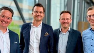 Führungsteam der Thyssenkrupp Calvion GmbH: (v.l.n.r.) Philip Glörfeld, Lukas Schoeneck, Patrick Vaugt, Eike Willms. (Bild: Thyssenkrupp Calvion)