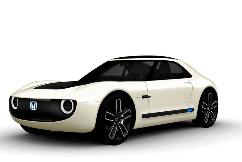 Das Sports EV Concept vermittelt, wie sich die Designer einen künftigen Honda-Elektrosportwagen vorstellen. (Honda)