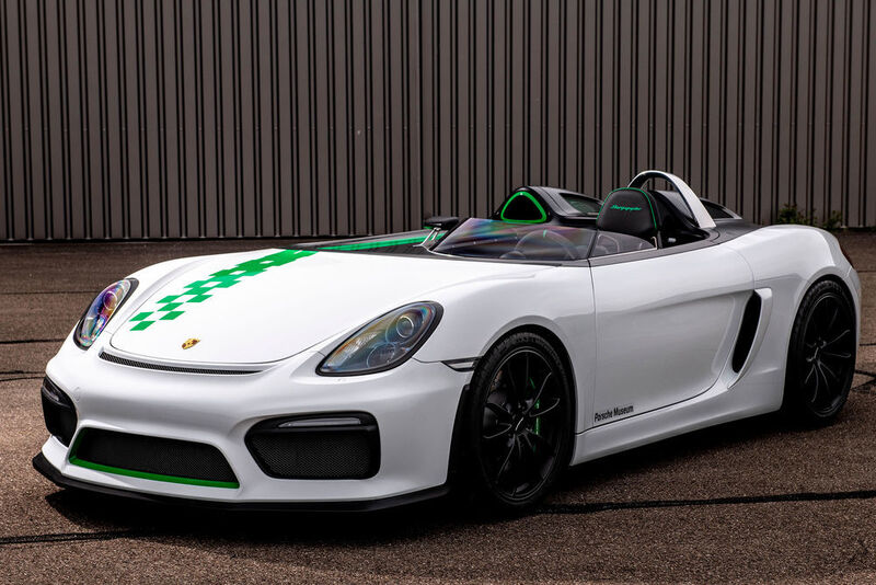 Der Bergspyder-Umbau wiegt dank Verzicht auf viele Bauteile nur noch 1.099 Kilogramm. (Porsche)