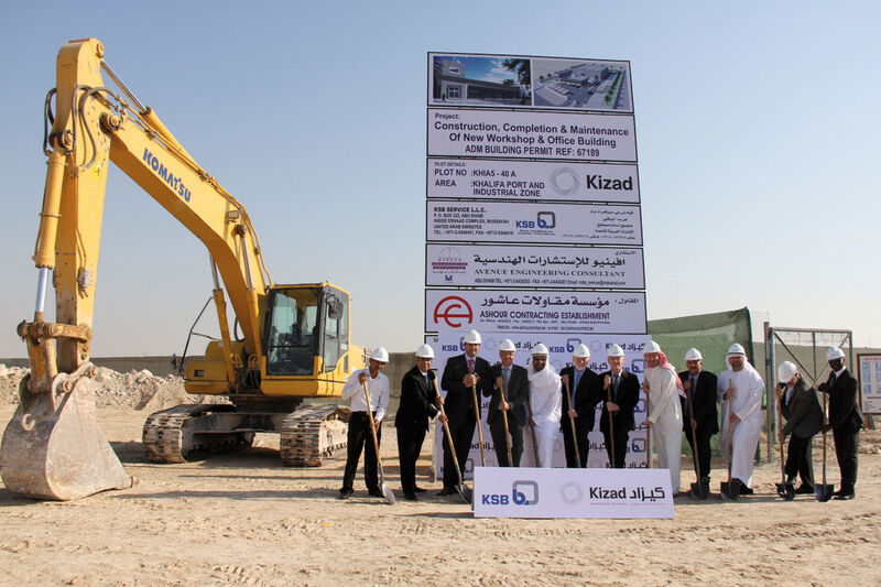 Kizad and the ground-breaking ceremony for KSB in Abu Dhabi (Picture: Kizad)