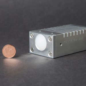 Das Radarmodul ist nicht größer als eine Zigarettenschachtel.