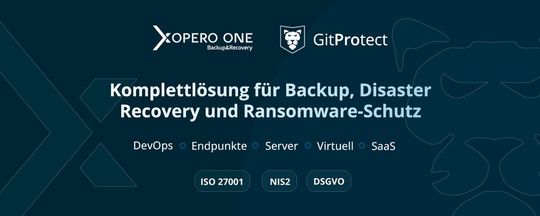 Backup und Recovery für DevOps-Plattformen von Xopero(Bild:  Xopero)