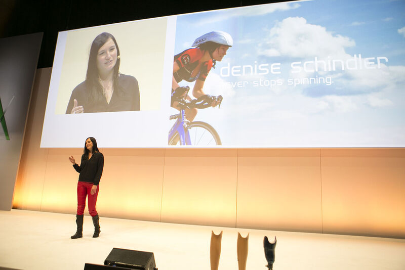 Den Abschluss der beiden Veranstaltungstage bildete ein Vortrag von Denise Schindler zum Thema „The Future of How Things are Made – Behindertensport ohne Grenzen“. (Bild: Fortis PR)