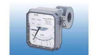 Der neue Stauklappen-Durchflussmesser für schwierige Betriebsbedingungen.  (Bild: Meister Strömungstechnik)