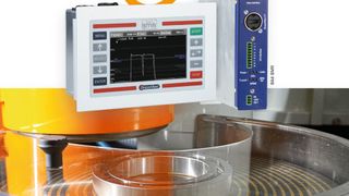 Das Prozessvisualisierungssystem Motorview überwacht die Belastung auf den Schleifscheibenantrieb hochpräzise. (Bild: BMR)