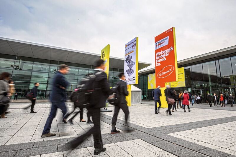 In the innovation-driven industry tool, pattern and mould making companies are always looking to the future. Exhibitors and trade visitors are looking forward to the next Moulding Expo which will take place from 8 to 11 June 2021. (Messe Stuttgart)
