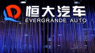 Evergrande Auto auf der Messe in Schanghai. (picture alliance/REUTERS)