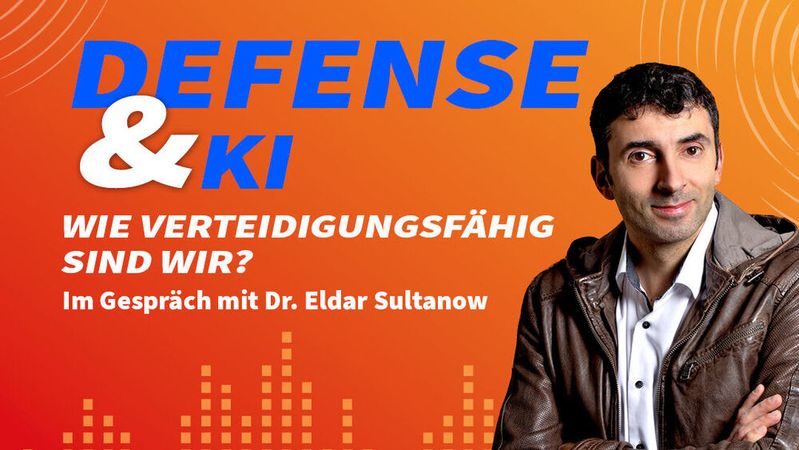 Dr. Eldar Sultanow im Gespräch mit IT-BUSINESS zu Defense, KI und der Rolle der IT-Branche.(Bild:  Vogel IT-Medien)
