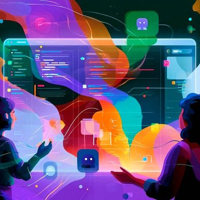 Mit Slack Code integriert Salesforce KI-gestützte Softwareentwicklung in die Teamkollaboration. Entwickler, Designer und Produktmanager sollen in gemeinsamen Code-Kanälen zusammenarbeiten. (Bild: Midjourney / KI-generiert)