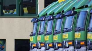 Grüner Fuhrpark: Der neue 24plus-Partner Lohmöller ist mit Euro 4 und 5 umweltgerecht unterwegs. Bild: LSL Lohmöller (Archiv: Vogel Business Media)