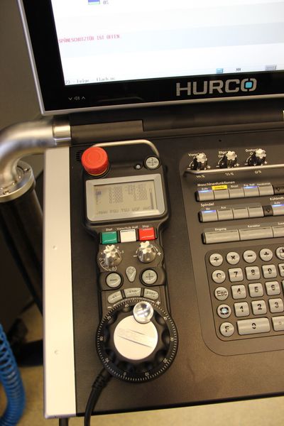 Abnehmbares elektronisches Handrad mit LCD-Anzeige. (Bild: Kroh)