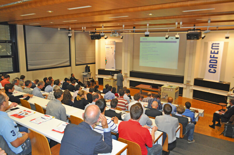 Retour en image sur le forum CADFEM de 2015, avec comme d'habitude une large audience de spécialistes à l'écoute des conférenciers. (ANSYS France SAS, CADFEM (Suisse) AG)